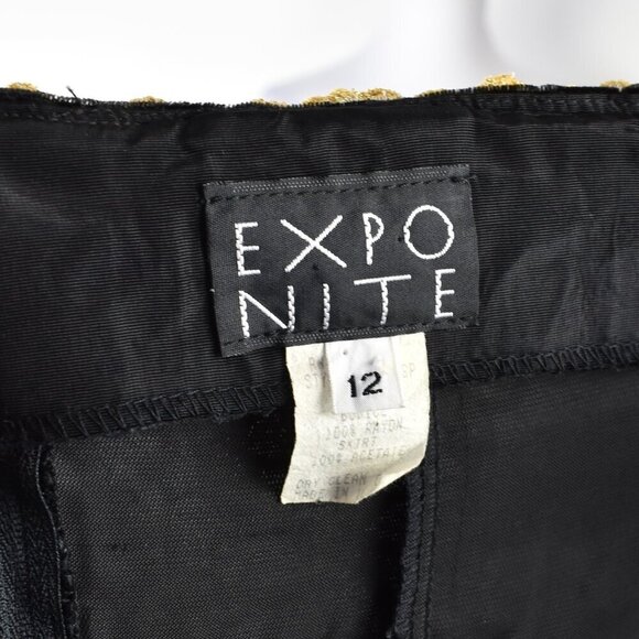 Vintage 80s Prom Party Formal Dress - 12 - Picture 10 of 10